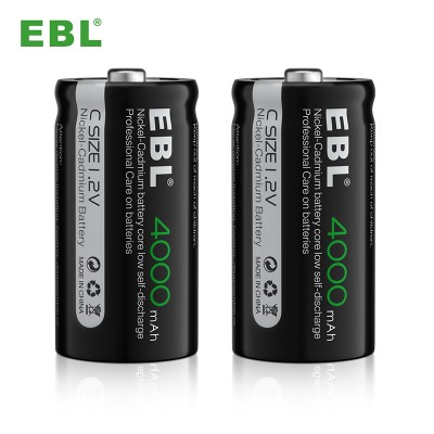 EBL China Manufacturer 100% Original Batterie Charger AAA C Battery