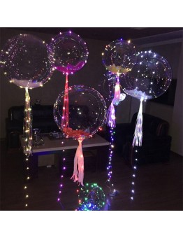 Led bobo balloons Christmas party balloons with led string light Led balloons