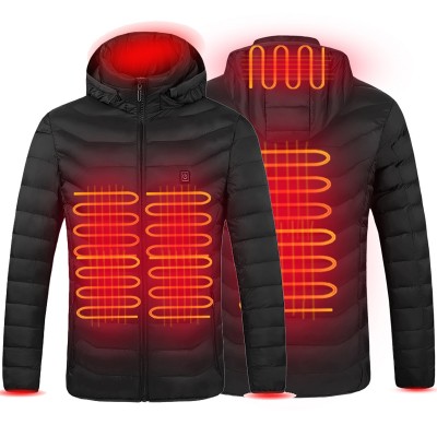 high quality lightweight jacket Winter Men's Jacket 5V USB Battery Powered Heated Winter Windbreaker HIKING jacket